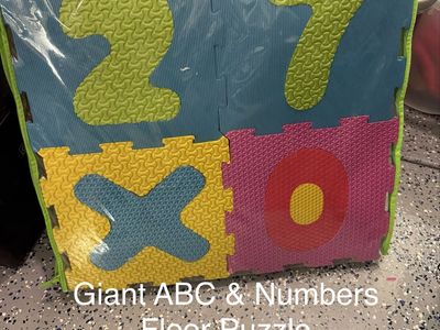 Giant ABC & Numbers Interlocking Foam Floor Puzzle Play Mat