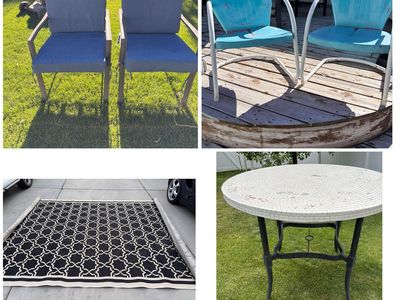 Lots of great patio furniture for sale!
