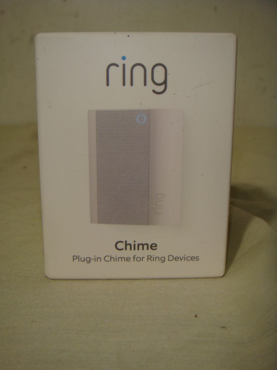 RING CHIME WHITE PLUG-IN CHIME FOR RING DEVICES - NEW SEALED