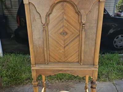 Vintage radio cabinet