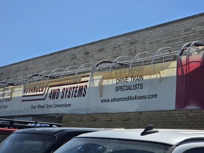 Large Commercial Awning Frame (48' x 4') - Free to Whoever Removes It