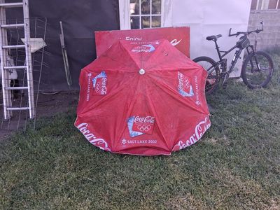 Coca cola umbrella stand