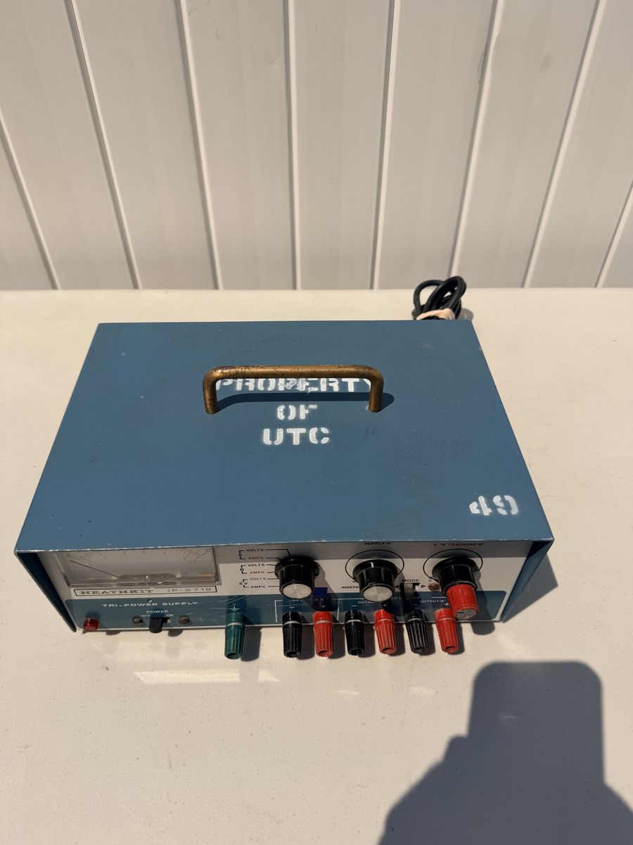 Heathkit IP-2718 Tri-Power Supply Vintage Electronics Bench Power Supply