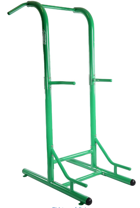 Stamina Pull Up Bar Tower & Dip Station, Free Standing Outdoor Home Gym Equipment
