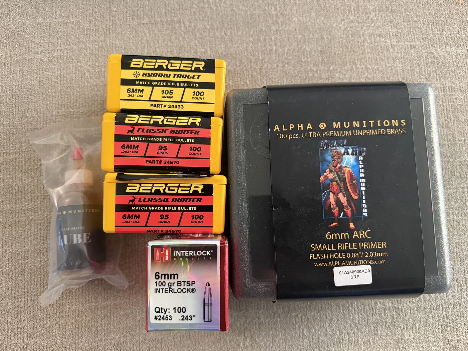 Reloading powders and 6ARC stuff