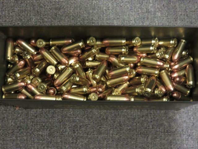 250 Factory Rounds of Speer .45 caliber 230 grain FMJ ammo - includes ammo can!