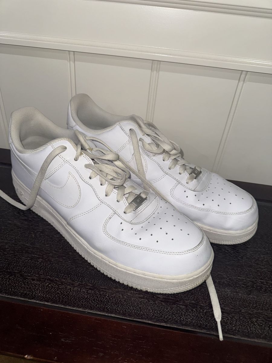 Nike Air Force 1 Low White Sneakers Men's Size 16