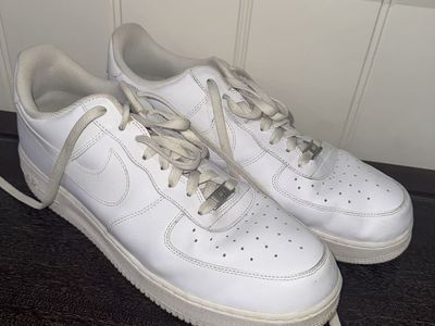 Nike Air Force 1 Low White Sneakers Men's Size 16