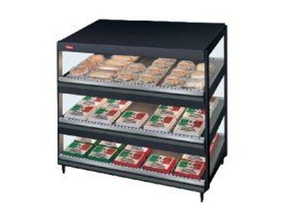 Hatco Merchandising Warmer, 36"w, 3 tier w/Flip Up Doors, new w/Cosmetic Damage