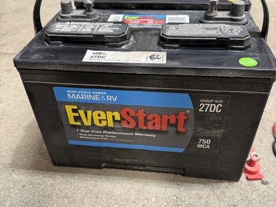 Two Deep Cycle Marine/RV Batteries