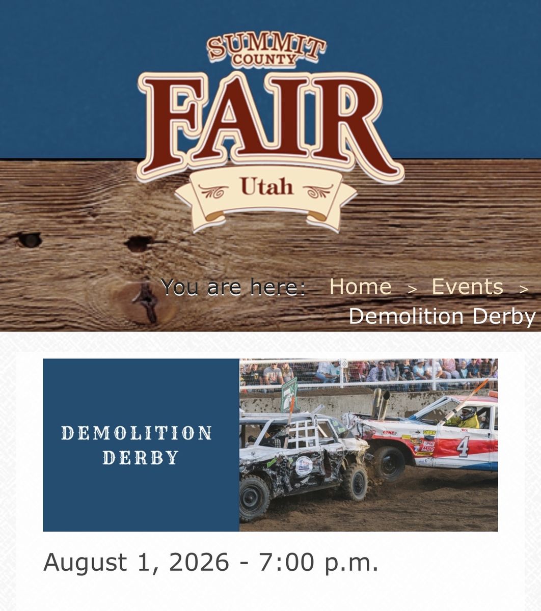 2 Summit County Demo Derby tickets