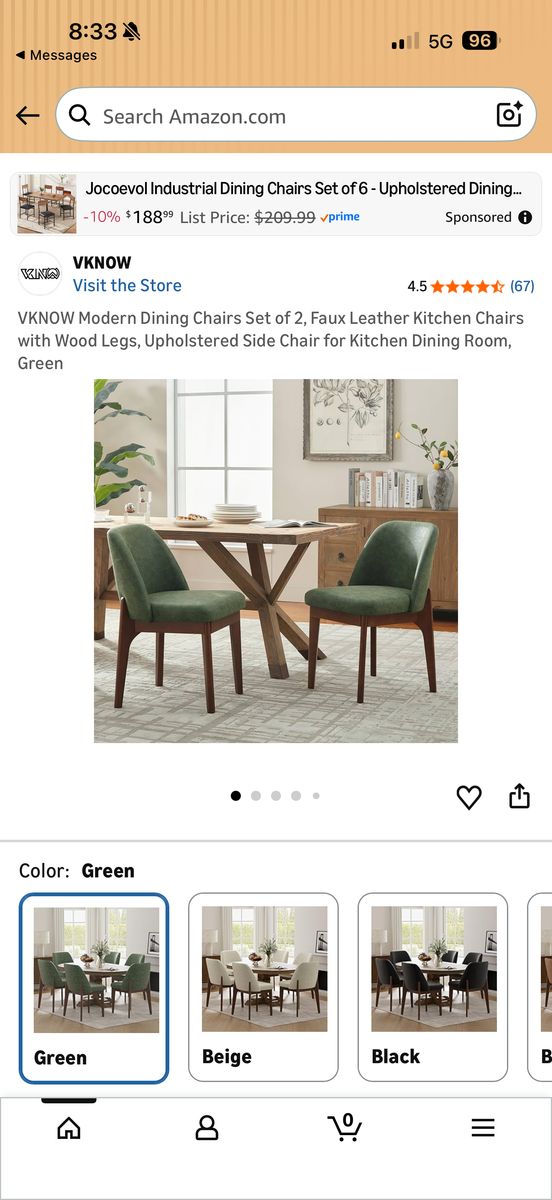 Dinning Room Chairs 10 New In Boxes