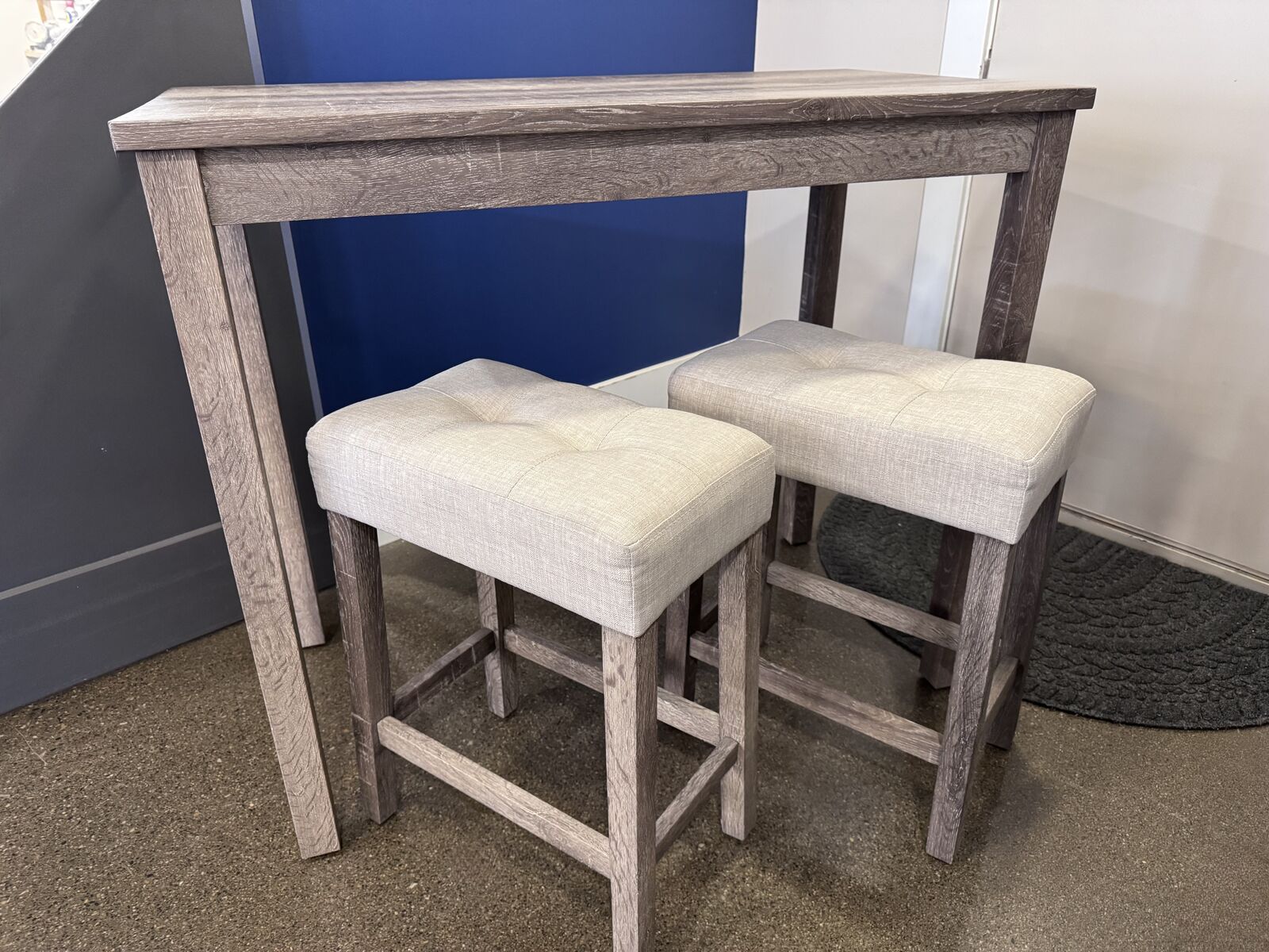 3-Piece Table Set with Stools