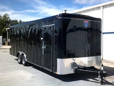 8.5x24 Interstate Enclosed Car Carrier Trailer FREE INSPECTION