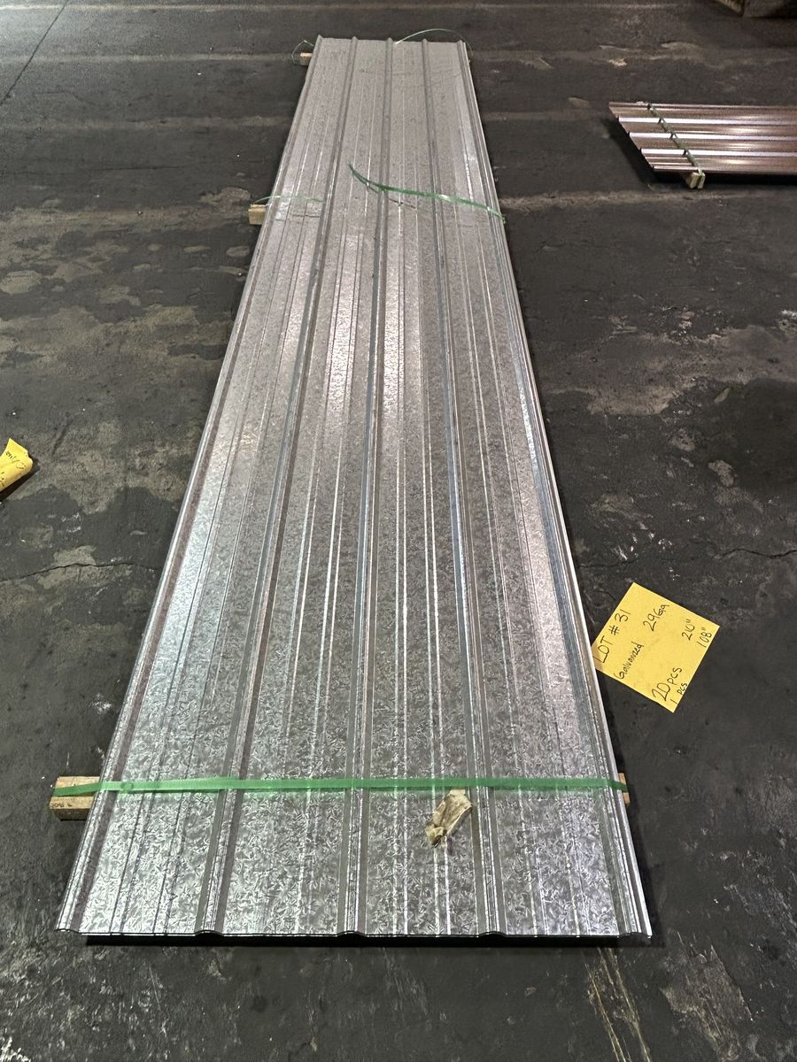 HOT DEAL! METAL ROOFING BUNDLE – LOT #31 – $838