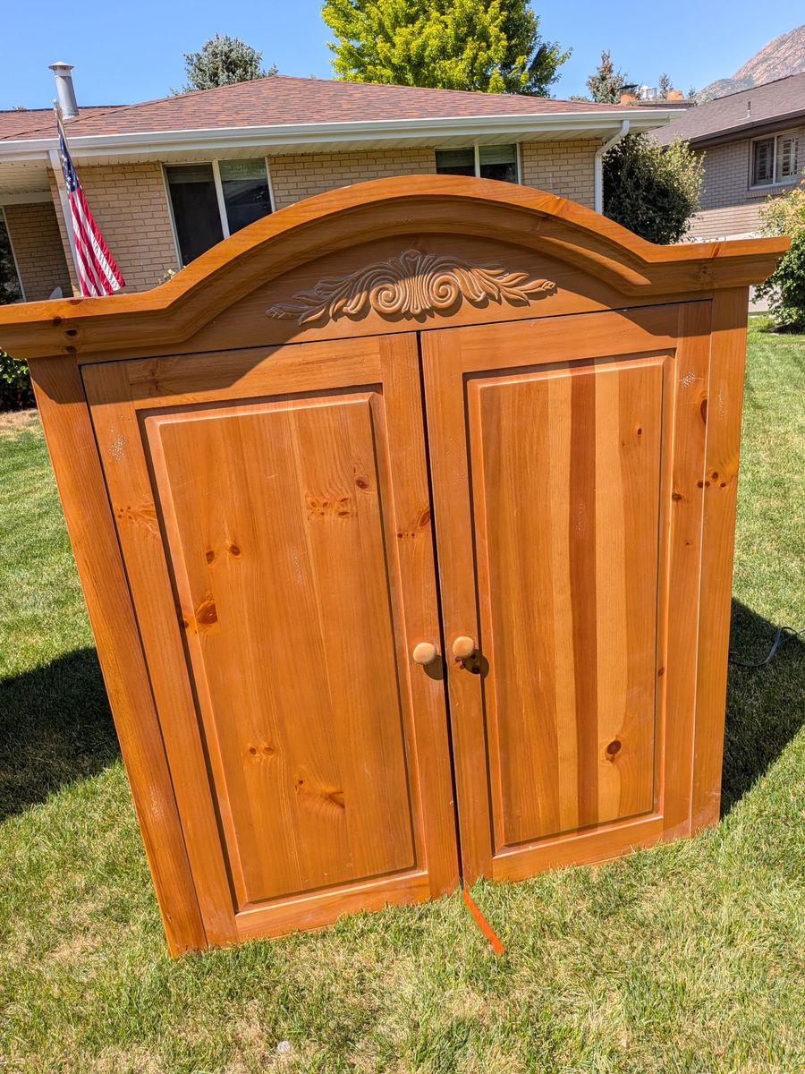 Solid Wood Entertainment Unit