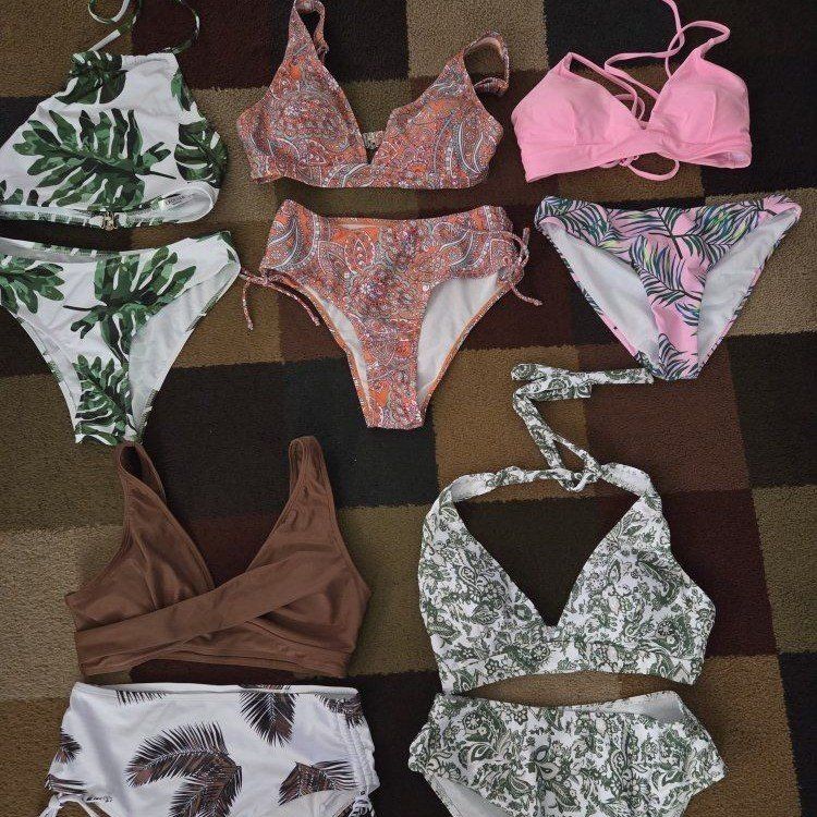 5 brand new bikinis