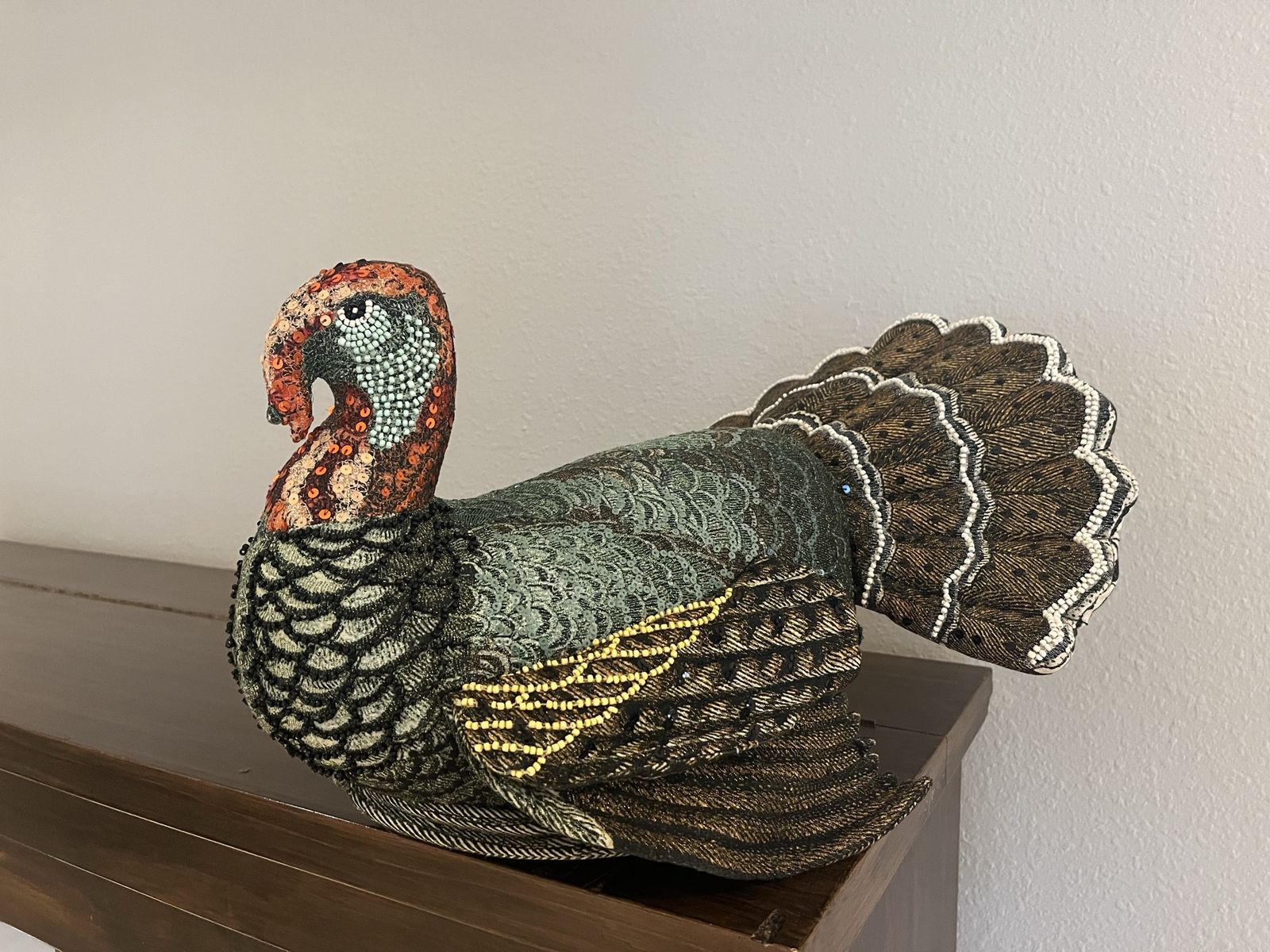 Old fashioned turkey decoration 