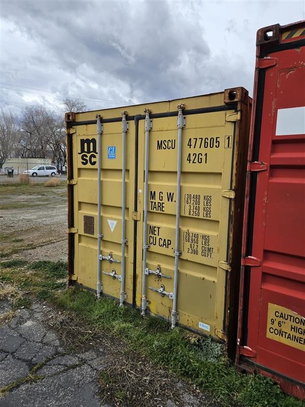 40ft Shipping Storage Conex Containers - Yellow & Blue Available ($500 Each)
