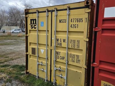 40ft Shipping Storage Conex Containers - Yellow & Blue Available ($500 Each)