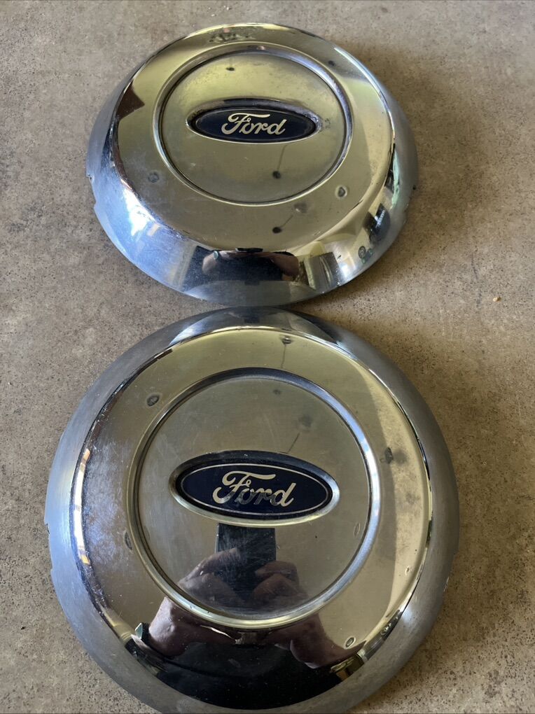 2- 2004-2008 Ford F-150 Chrome Center Wheel Cap