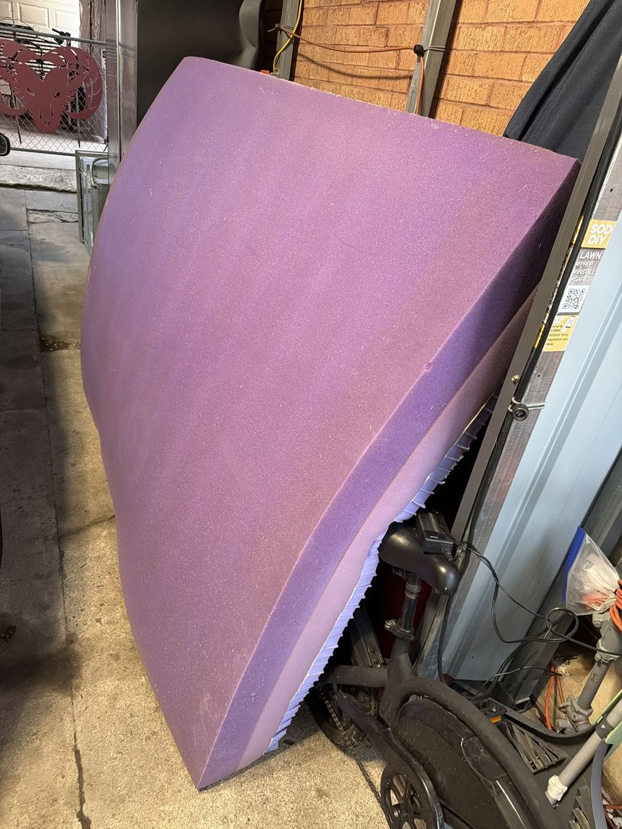 Free purple mattress missing cover queen