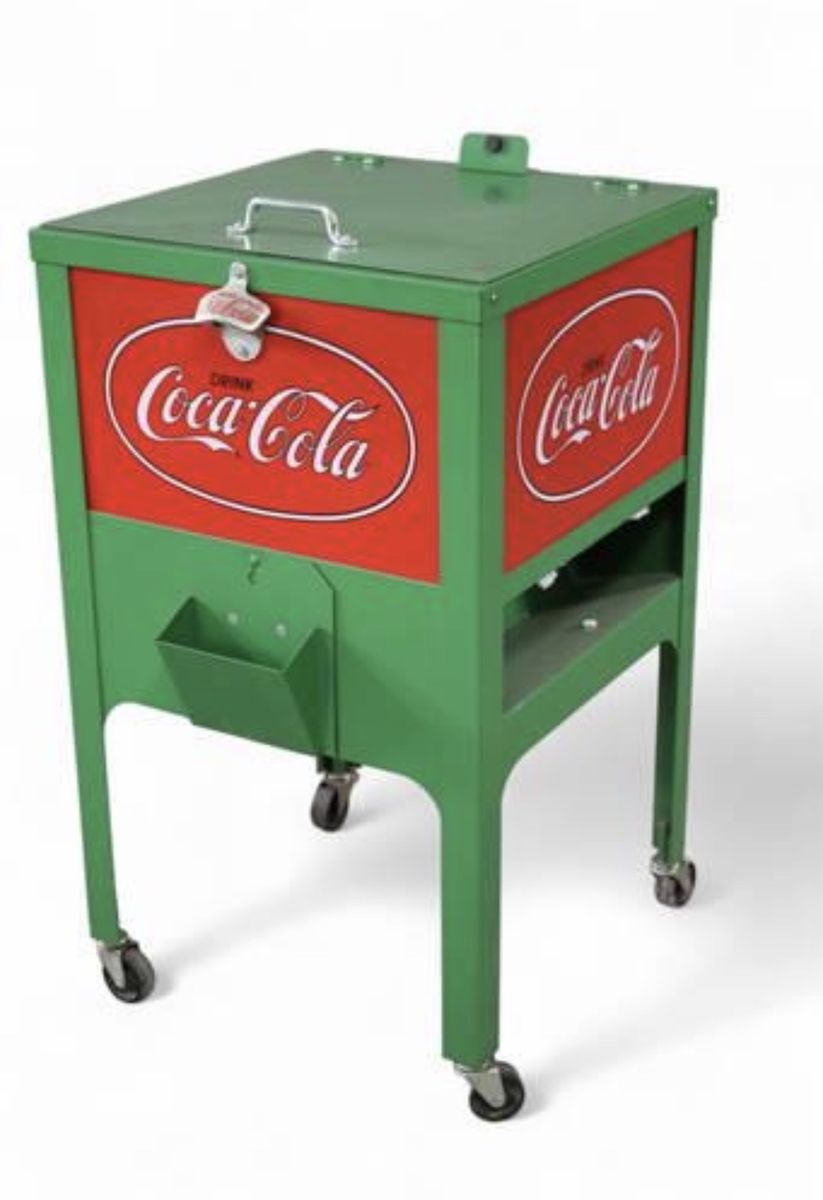 Coca-Cola branded ice cooler