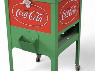 Coca-Cola branded ice cooler