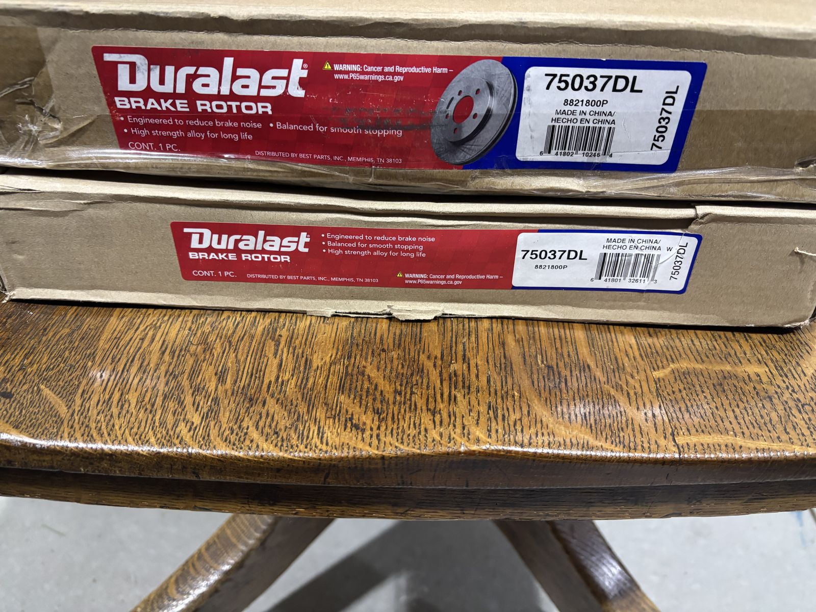 New Rotors 75037DL