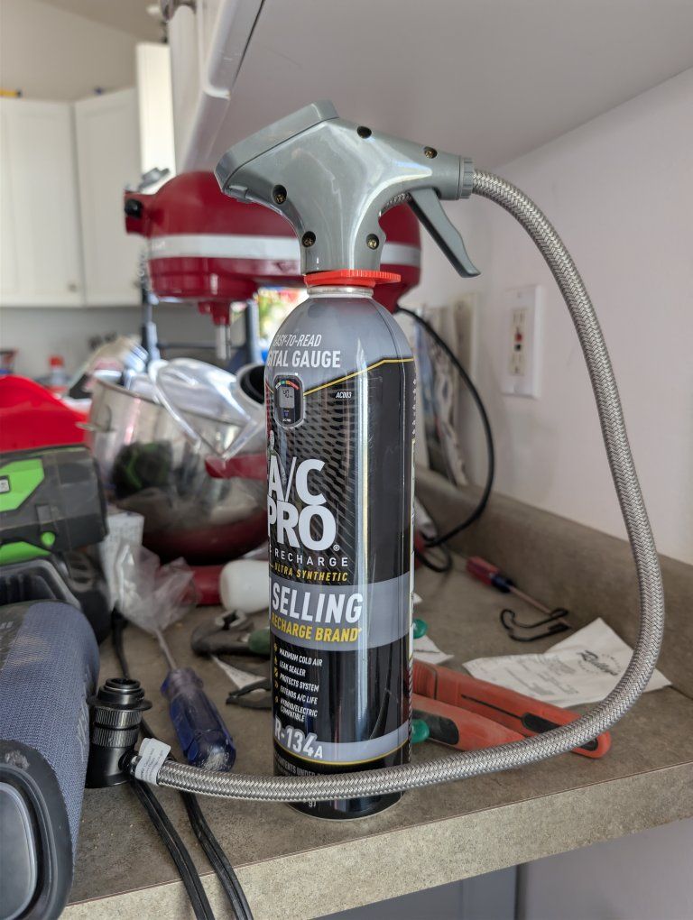 A/C Pro Ultra Synthetic A/C Recharge Kit with Digital Gauge R-134A