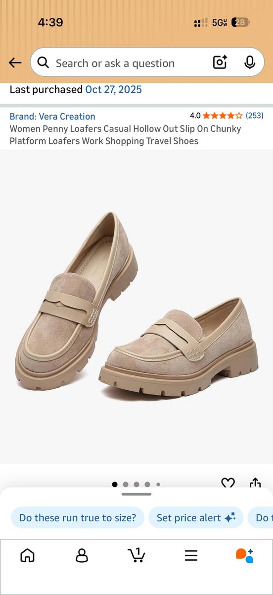 Vera Creation Women’s Penny Loafers - Size 9.5 NBW