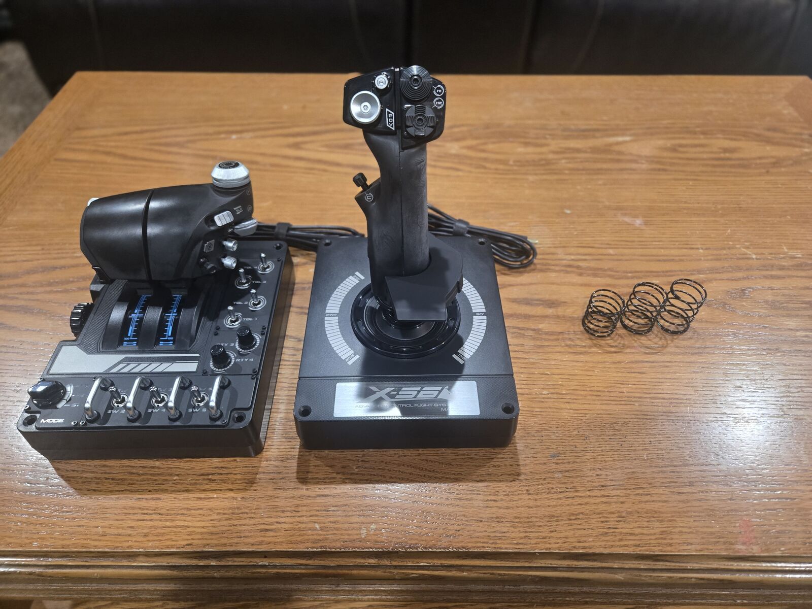 Logitech X56 HOTAS w/ springs