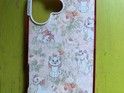 PopSockets Disney Marie The Aristocats iPhone 17 Case - Pink Floral Design, MagSafe Compatible