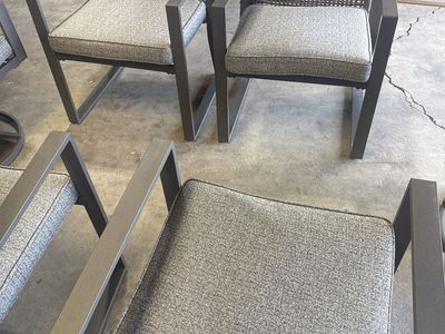 Patio Chair Set With Fire Pit