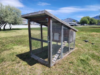 Covered Chicken Coop 96" x 48"