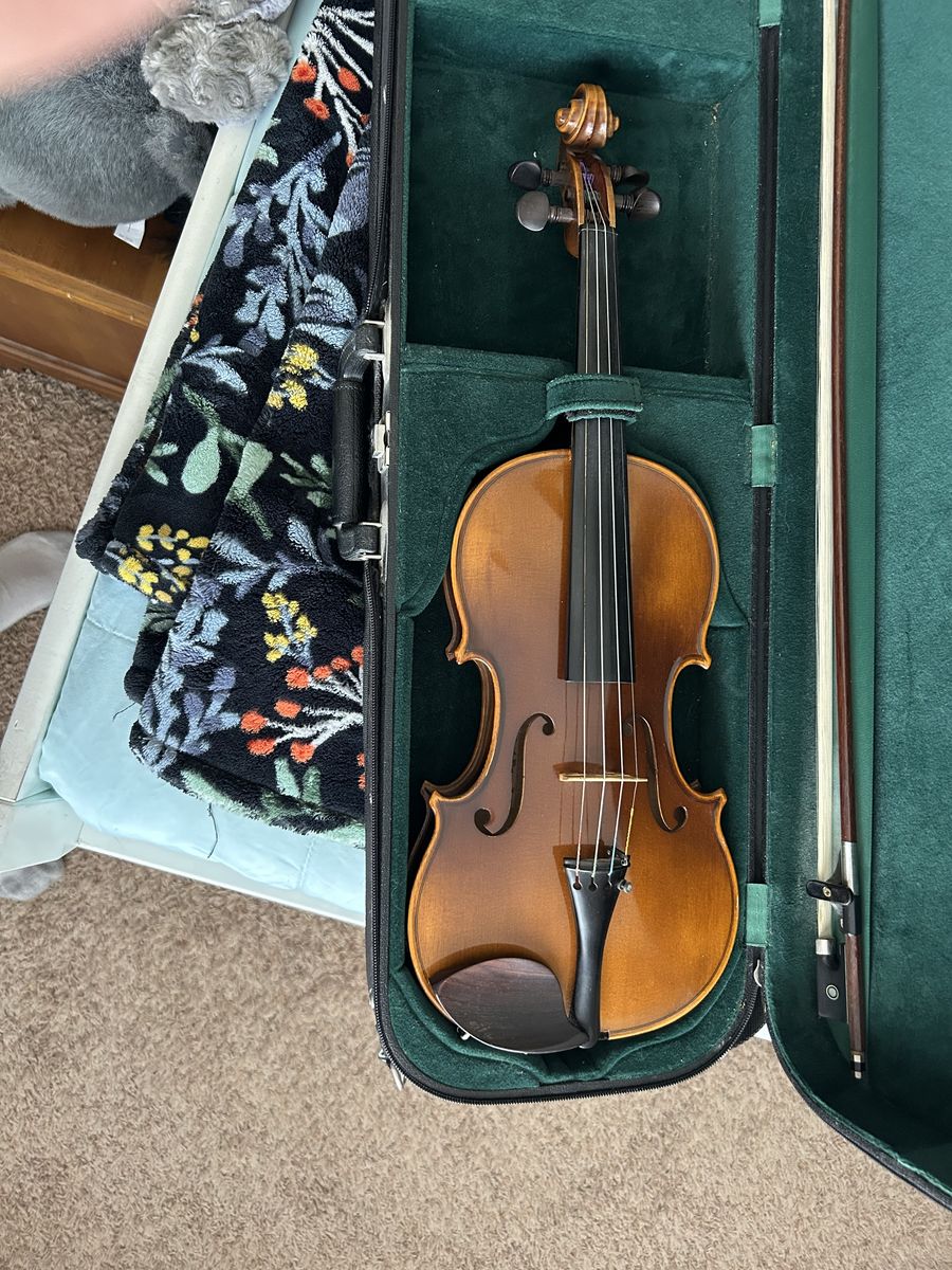 Peter Paul Prier Knilling 4/4 Violin w/ Bobelock Hard Case and W.R. Schuster bow