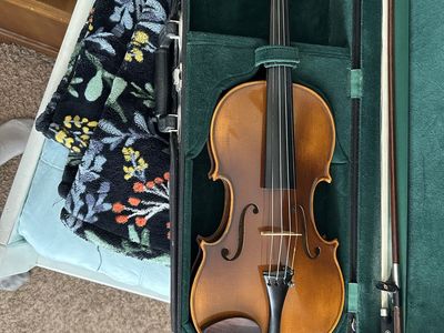 Peter Paul Prier Knilling 4/4 Violin w/ Bobelock Hard Case and W.R. Schuster bow