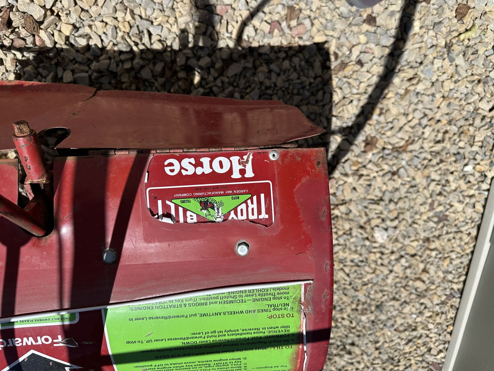 Troy Bilt Tiller