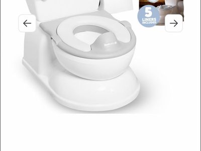 Real Feel 2 in 1 potty with wipes storage and flushing sounds