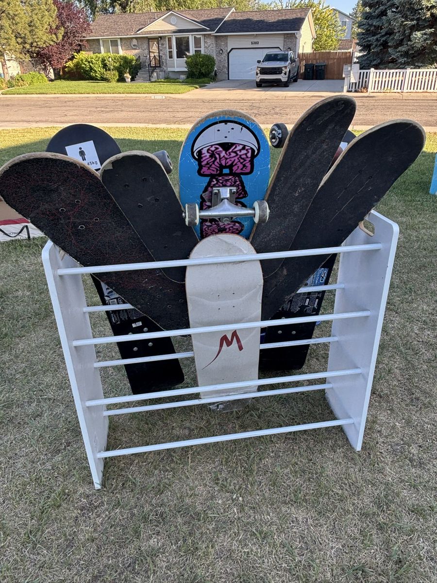 Skateboards snowboards sled must go
