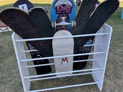 Skateboards snowboards sled must go