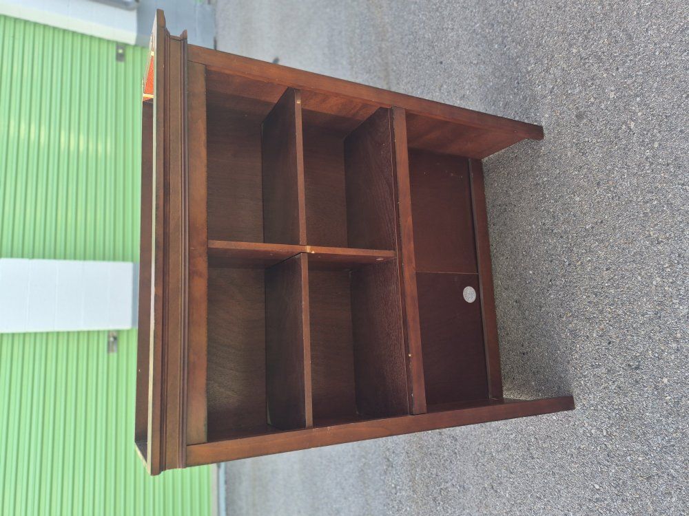 wood bookcase