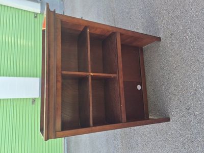 wood bookcase