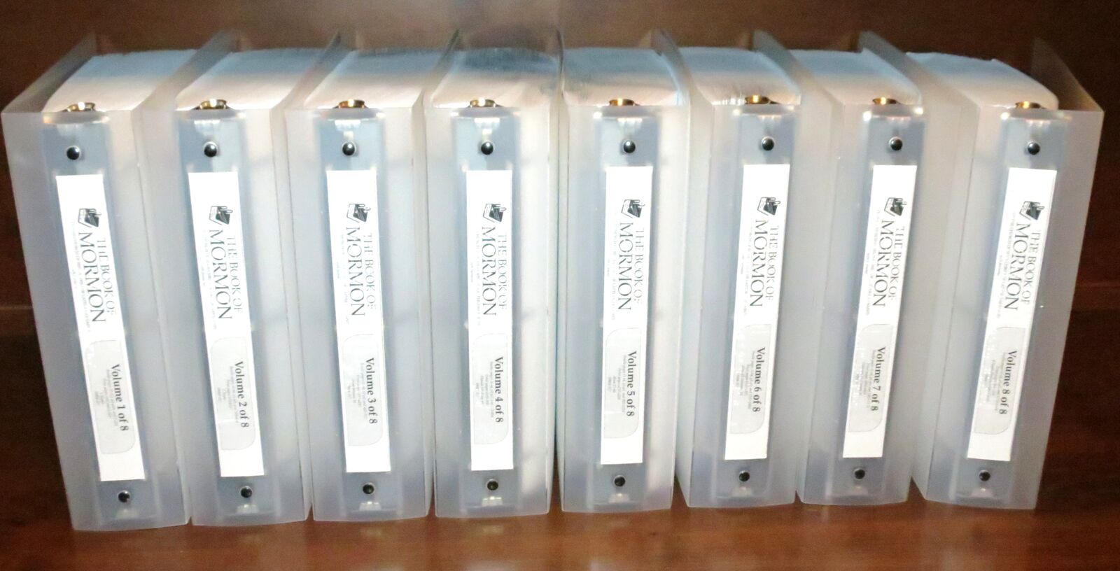 The BOOK OF MORMON in Braille - Complete in 8 Volumes, 2013