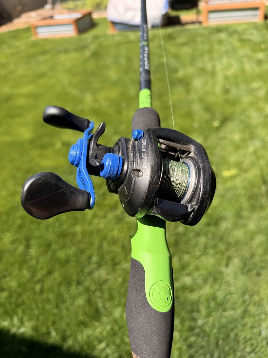 Lew’s speed spool batecaster fishing real
