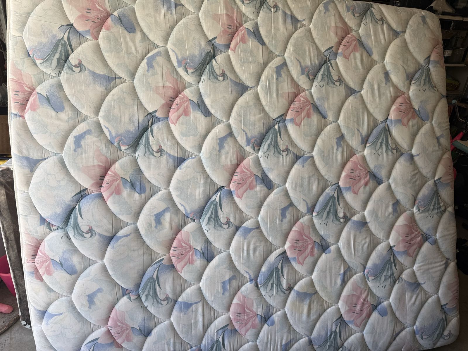 California King Matress, Boxsprings, and Headboard