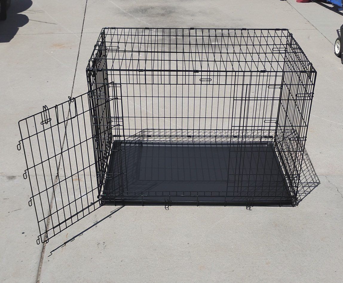 extra large dog kennel cage crate top paw brand like new