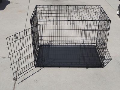 extra large dog kennel cage crate top paw brand like new