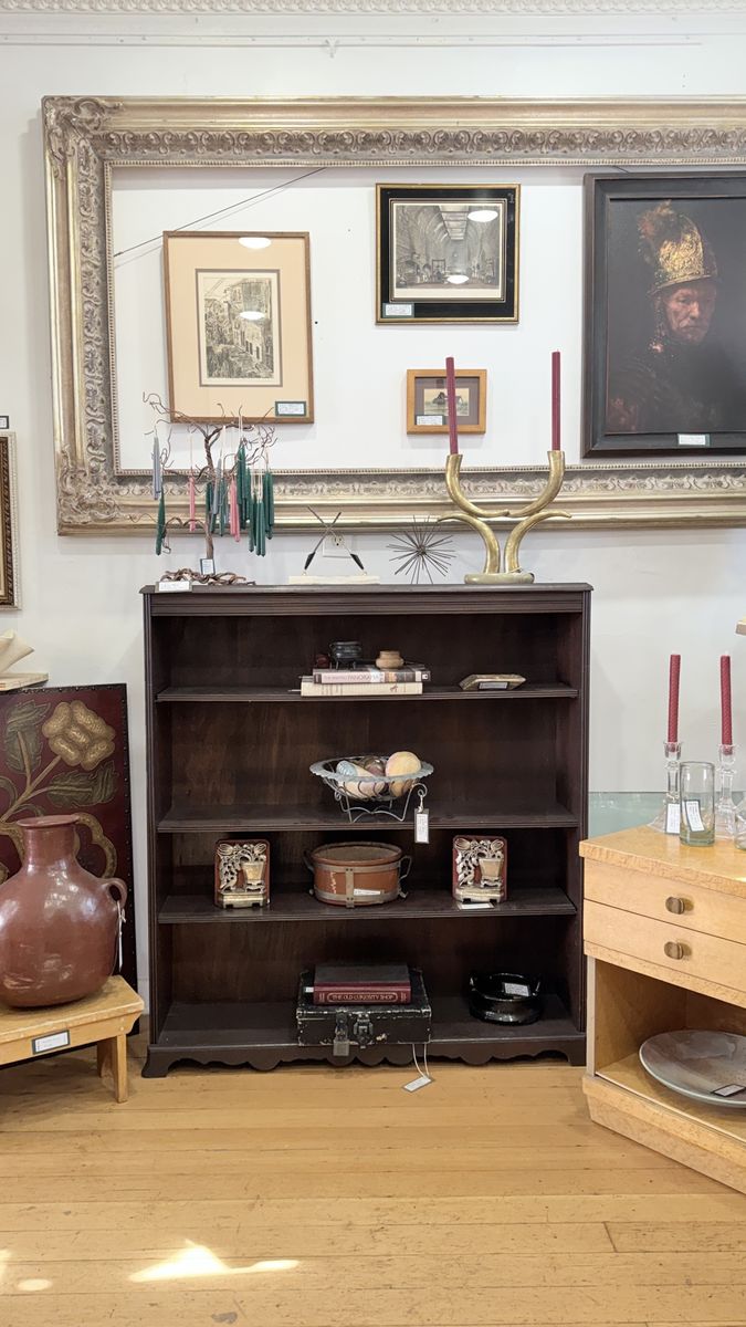 Vintage 1940s Wooden  Shelf