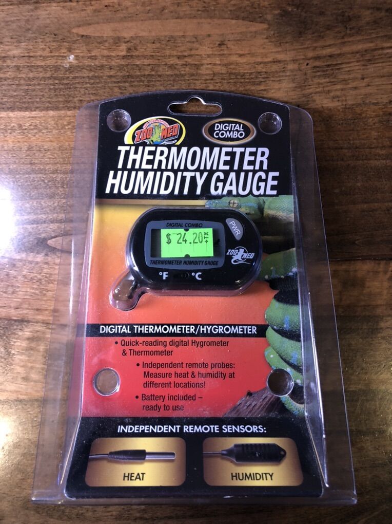 Zoo Med Thermometer & Humidity Gauge
